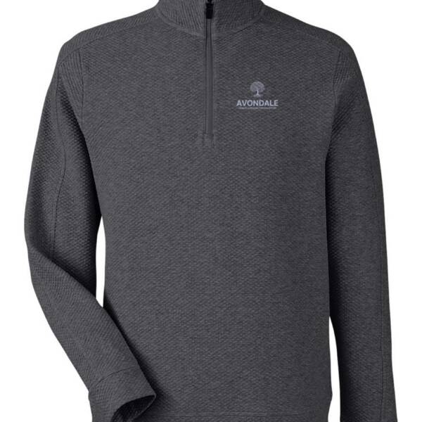 North End Men's Spirit Textured Quarter-Zip Pullover