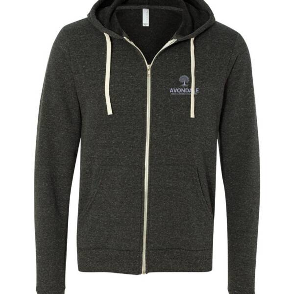 Bella + Canvas Unisex Triblend Sponge Fleece Full-Zip Hoodie