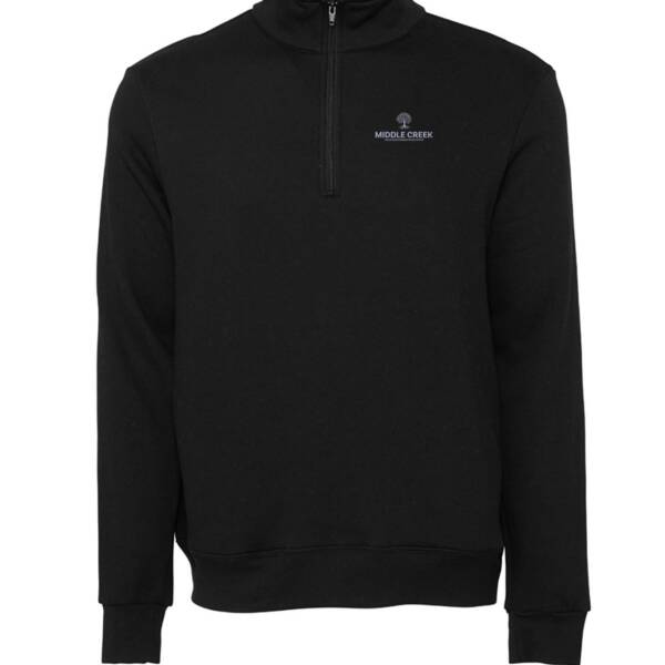 Bella + Canvas Unisex FWD Fashion Quarter-Zip Pullover Fleece