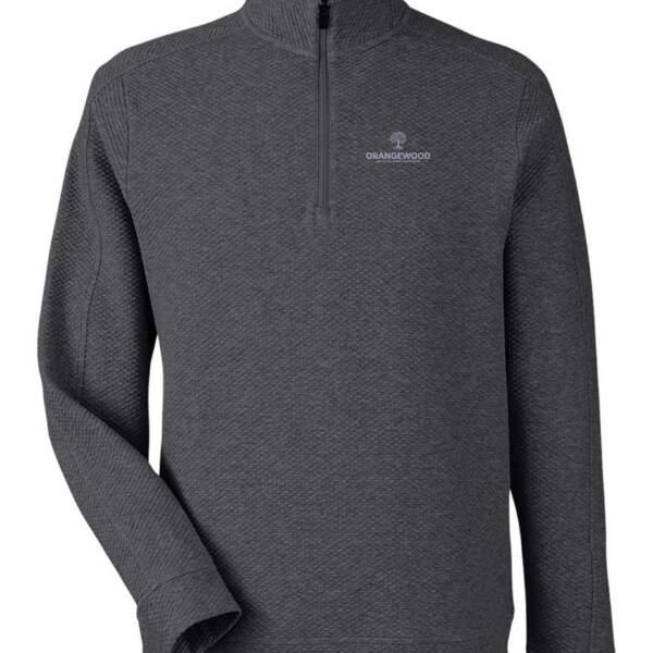 North End Men's Spirit Textured Quarter-Zip Pullover